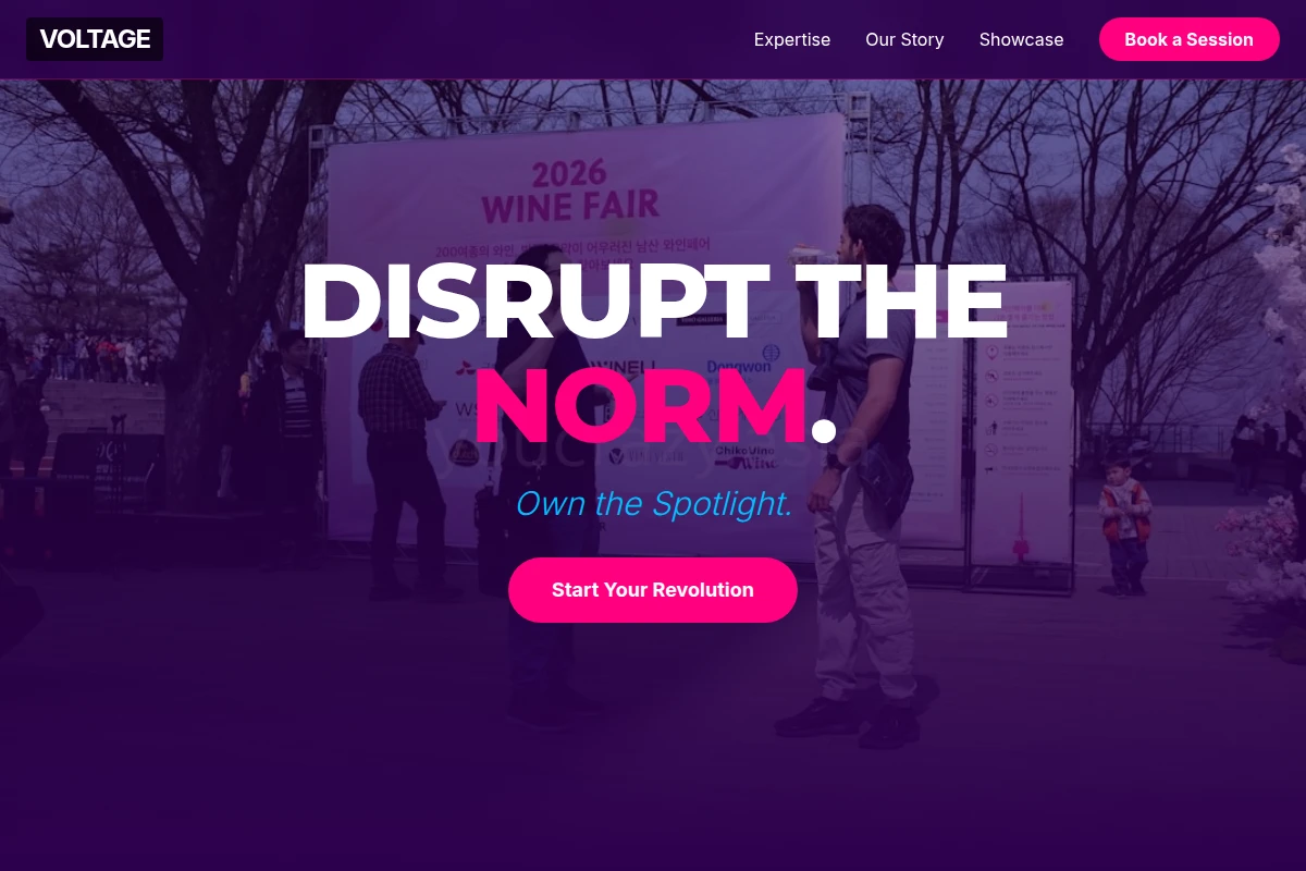 Voltage Event Marketing