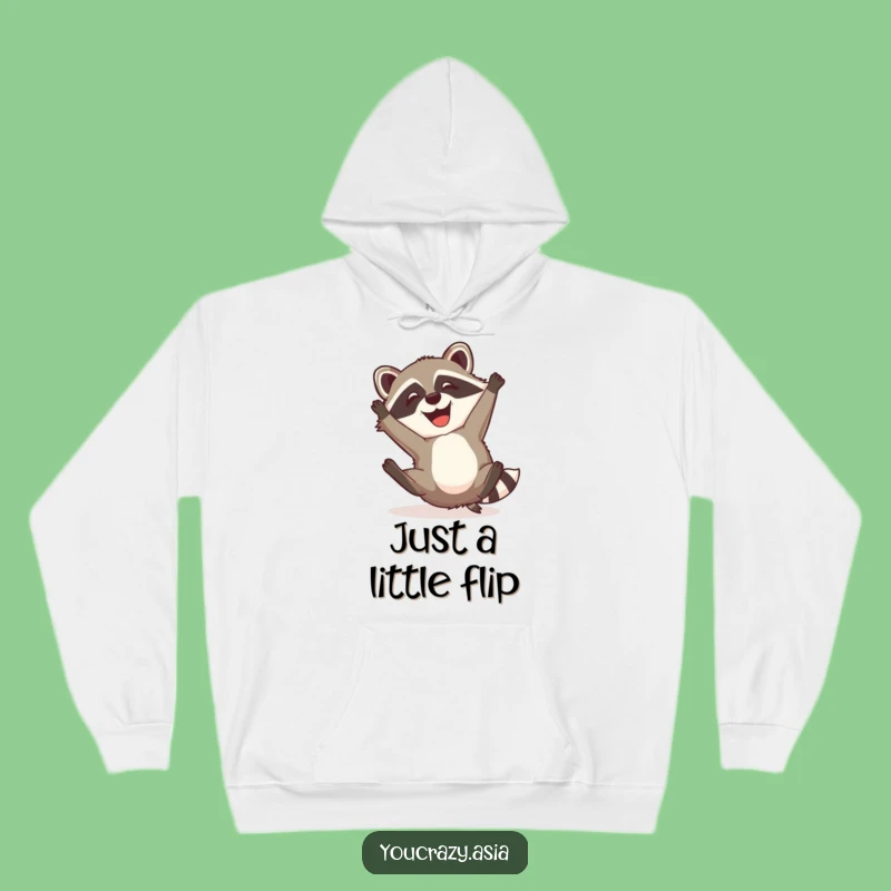 Funny Raccoon Dog Hoodie - Cozy Mischief for a Comfy Funny Gift