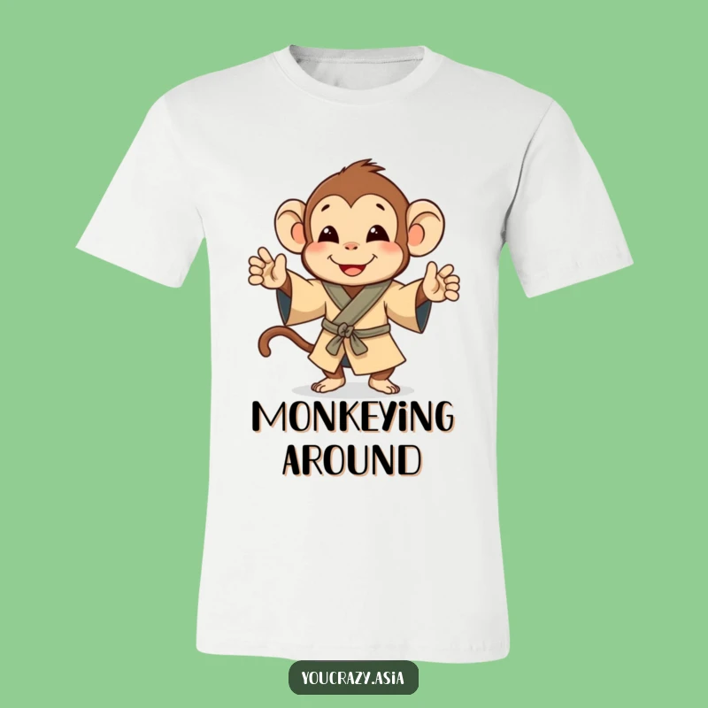 Funny Monkey Jig T-Shirt - Playful Robe Gift for Goofs